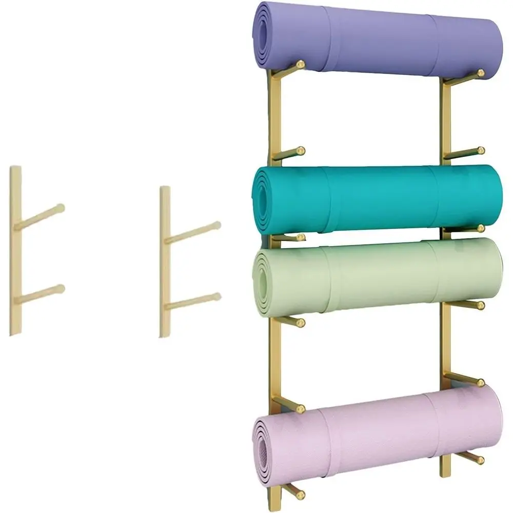 Home Gym Yoga Storage - Duvara Monte Metal Spor Salonu Rafı,