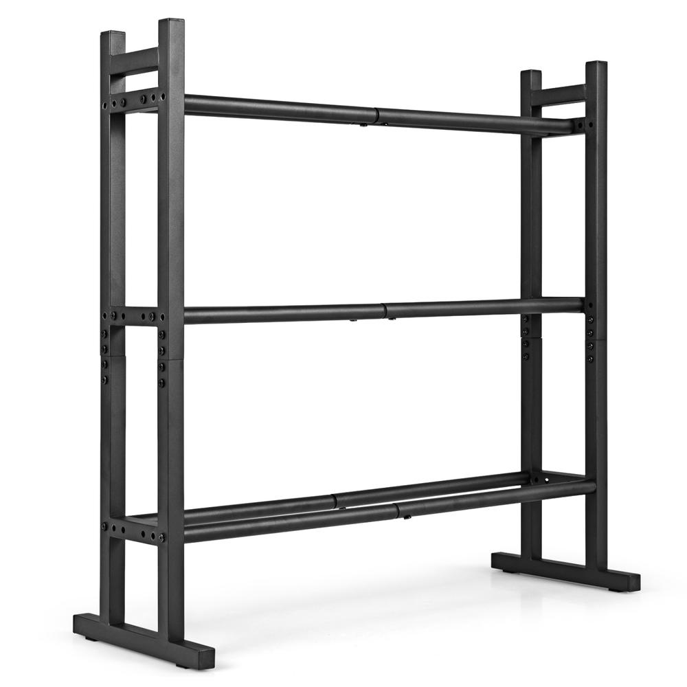 Home Gym Rack - Ağır Hizmet Tipi 3 Katlı Dambıl