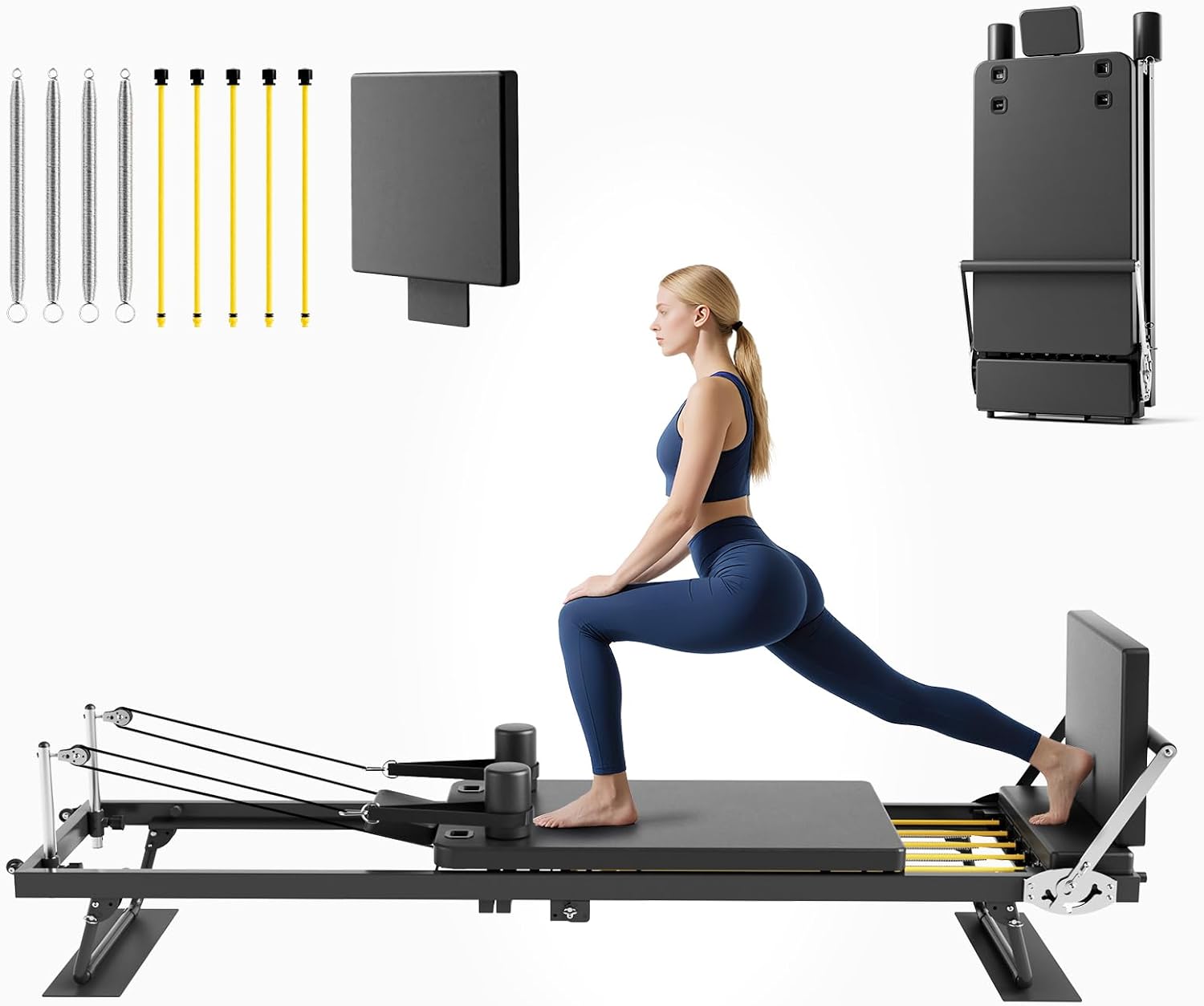 Home Gym System - Katlanabilir Pilates Reformer Makinesi, Ev Spor