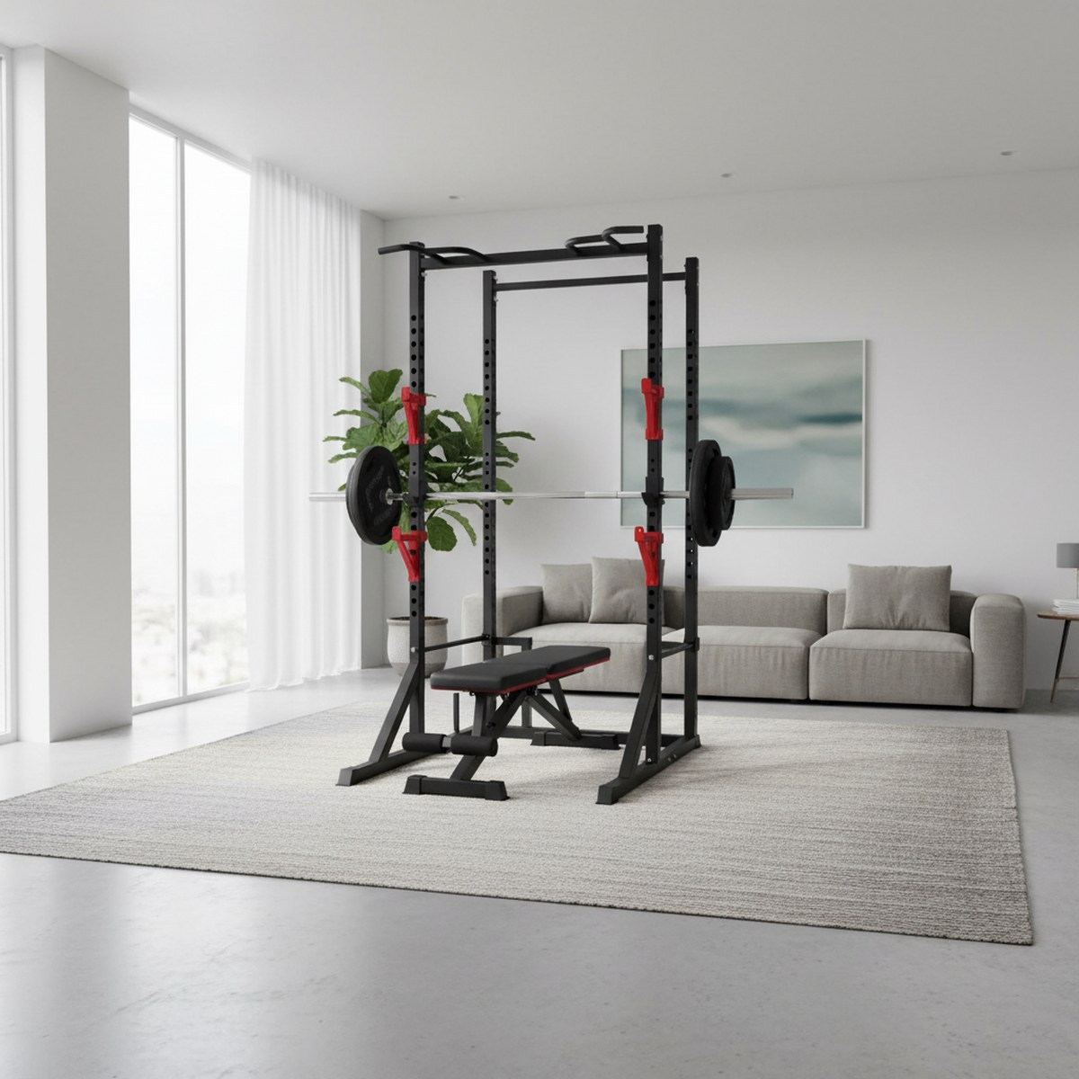 Ayarlanabilir Güç Rafı ve Çekm - Home Gym Rack incelemesi ve fiyatı