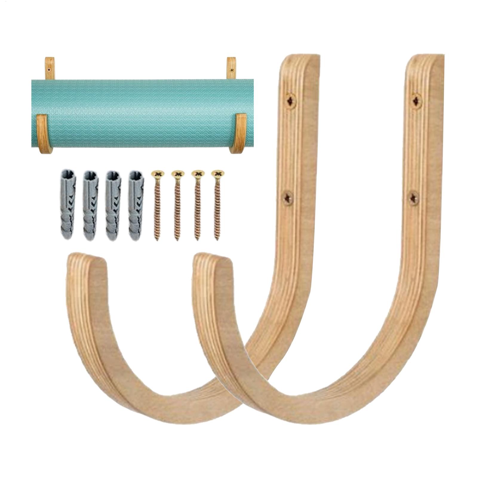 Ahşap Yoga Matı Askısı Duvar M - Home Gym Yoga Storage incelemesi ve fiyatı