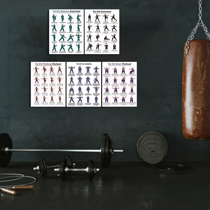 A4 Boyutunda 5 Adet Tai Chi Eg - Home Gym Routine incelemesi ve fiyatı